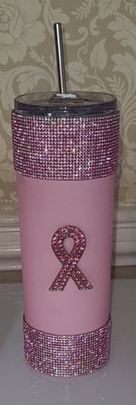 Breast Cancer Awareness Stainless Steel Tumbler - 20 oz