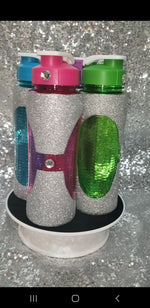 Glitter Water Bottle with Rhinestones